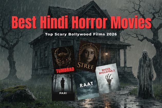Thumbnail showing top Hindi horror movies for streaming in 2026